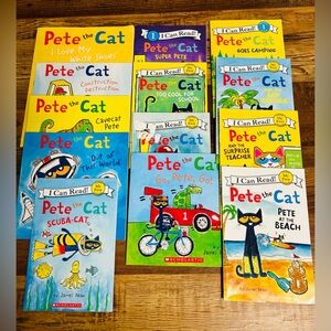 13 Pete the Cat Books by James Dean